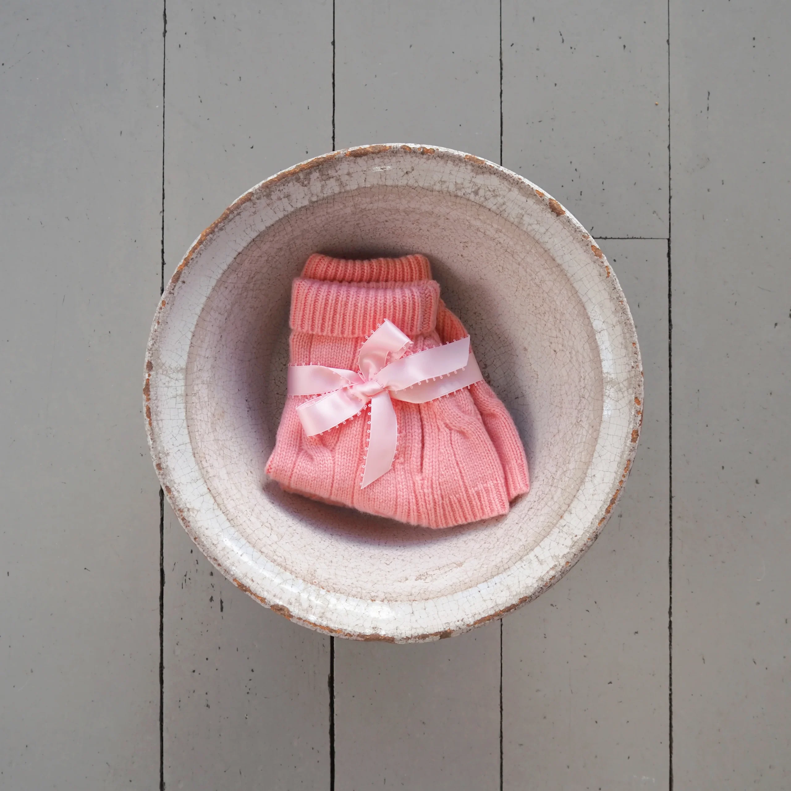 Cable Cashmere Dog Pullover - Image 3