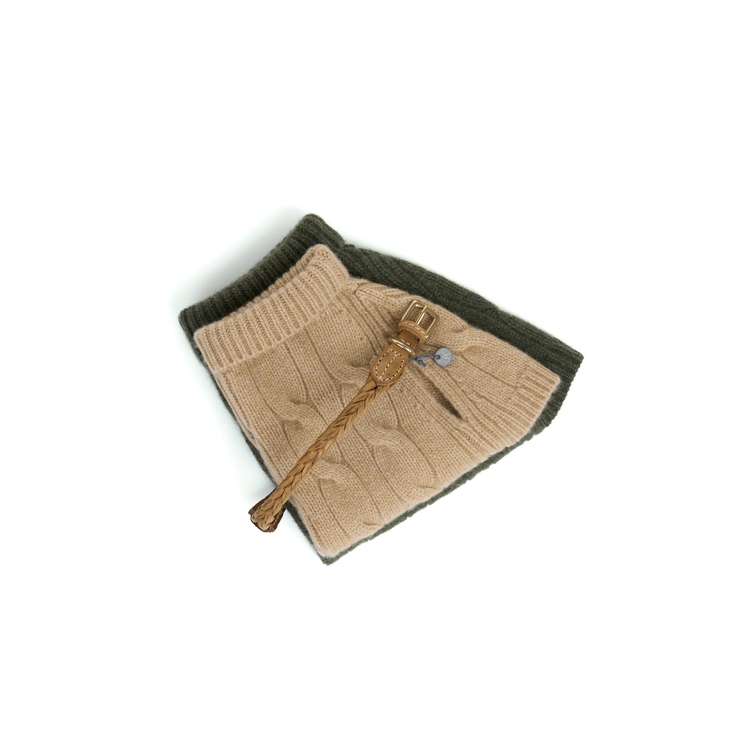 Cable Cashmere Dog Pullover - Image 3